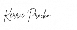 Kerrie Signature